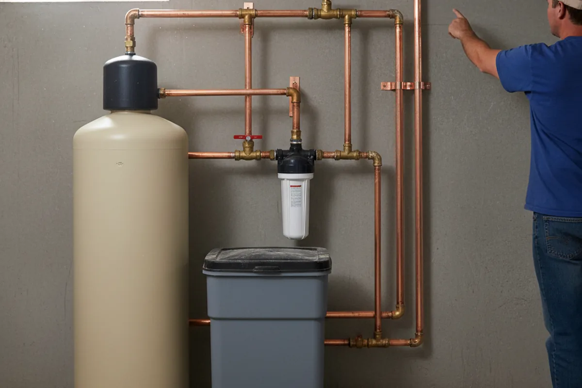Whole-house water treatment system installed in Crisfield